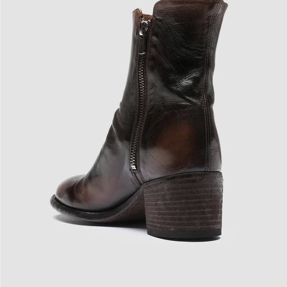 OFFICINE CREATIVE DENNER 103 Brown Leather Boots- - Picture 3 of 16
